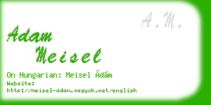 adam meisel business card